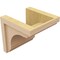 Ekena Millwork 9"W x 9"D x 9"H Wide Warren Rough Cedar Woodgrain TimberThane Corbel, Primed Tan CORUR09X09X09WARRCPR - alternate 6